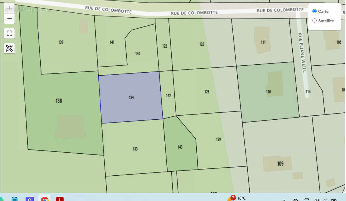 Terrain à VELLEMINFROY