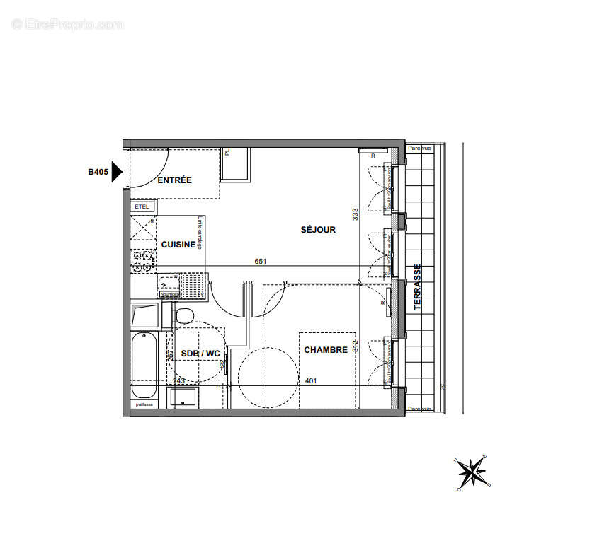 Appartement à LE PLESSIS-ROBINSON