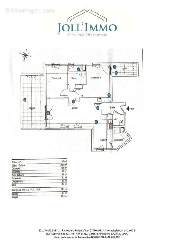 Appartement à LYON-7E