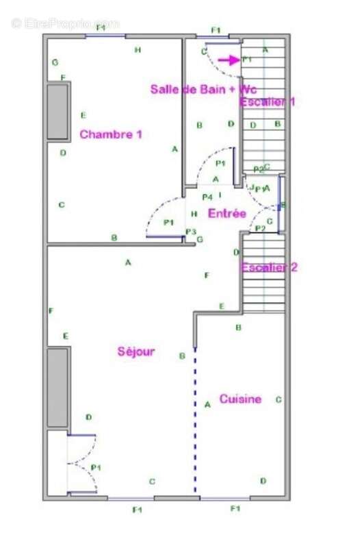 Appartement à LE GRAND-LUCE