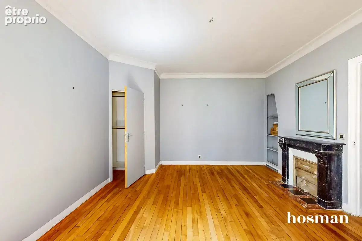 Appartement 3 pièces 57 m² - Lumineux avec cheminée - Rue des Moines, Paris 17ème - photo 4