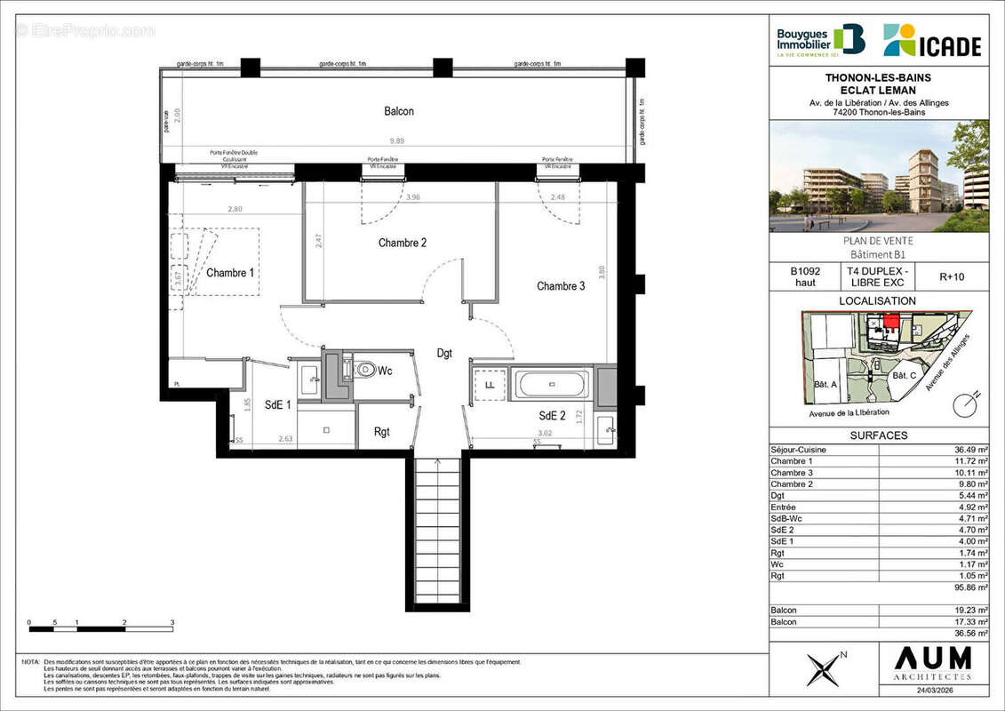 Appartement à THONON-LES-BAINS