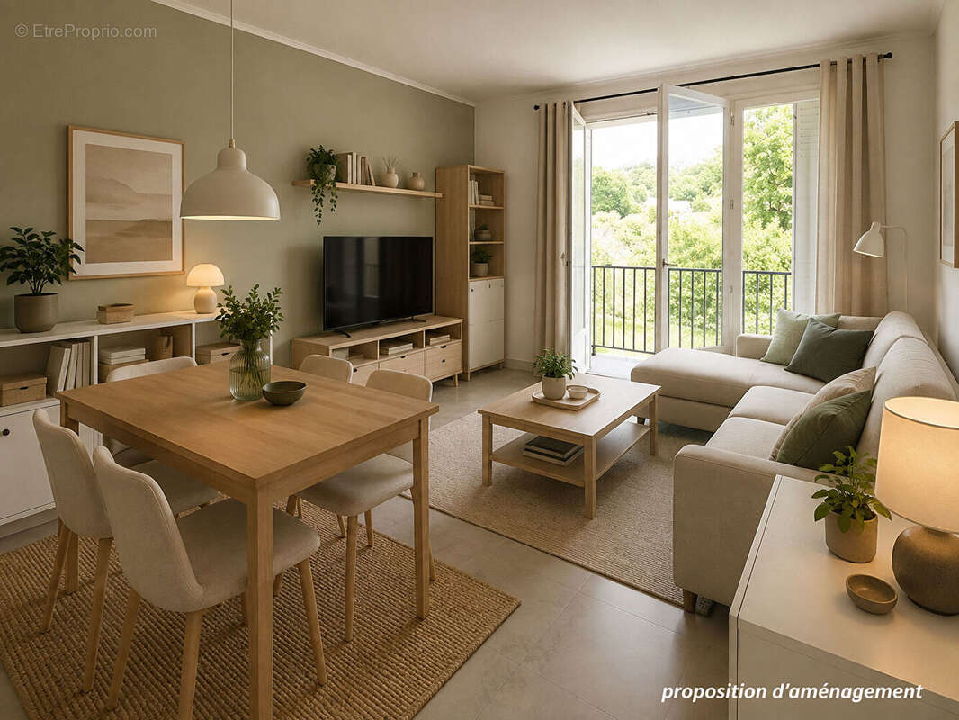 Appartement Gan 3 pièce(s) 63 m2 - photo 4