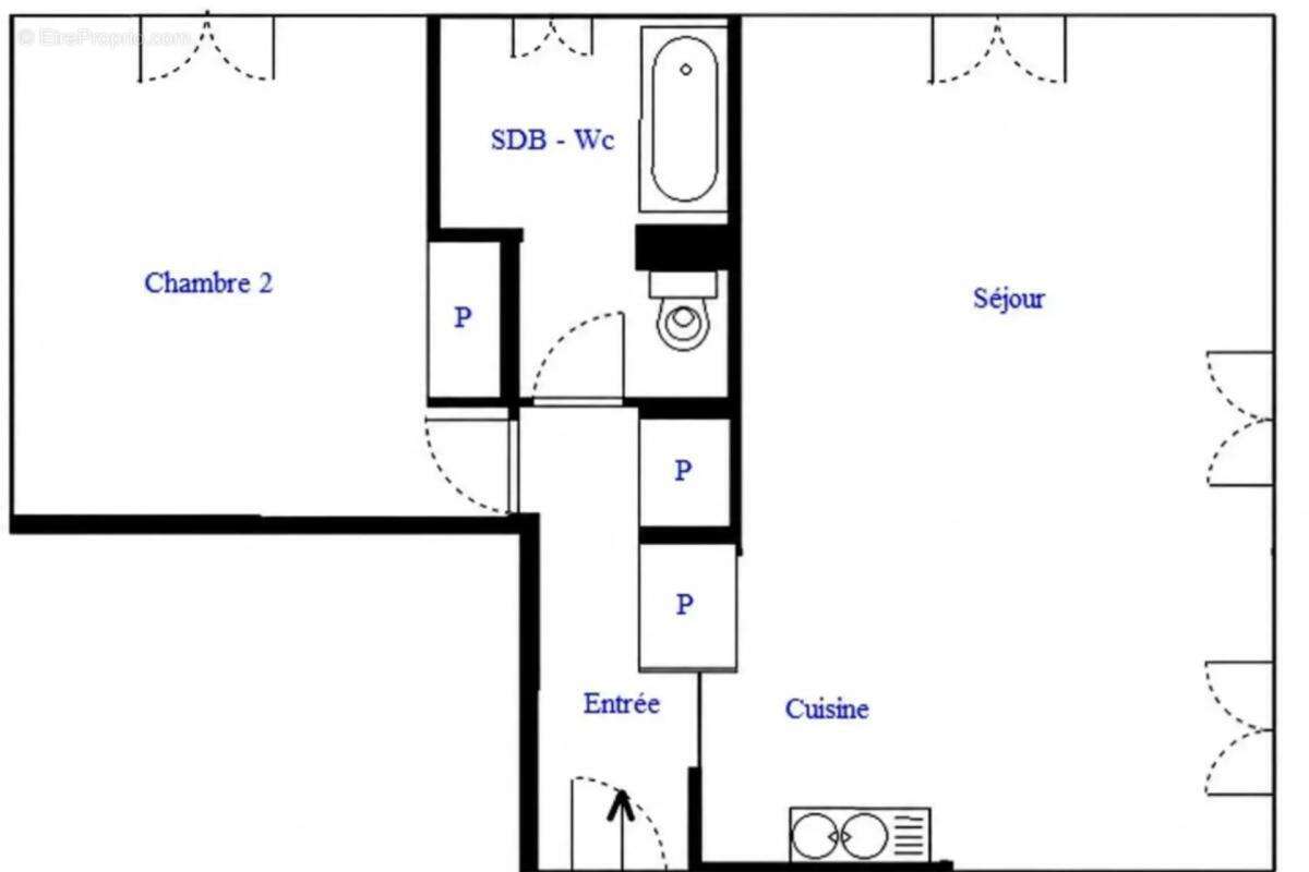 Appartement 3 pièces loué Paris 18e - photo 7