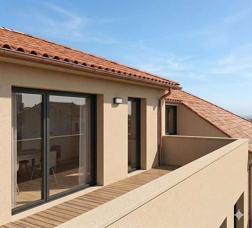 Appartement T4 en dernier étage avec grande terrasse - Tournefeuille - photo 4