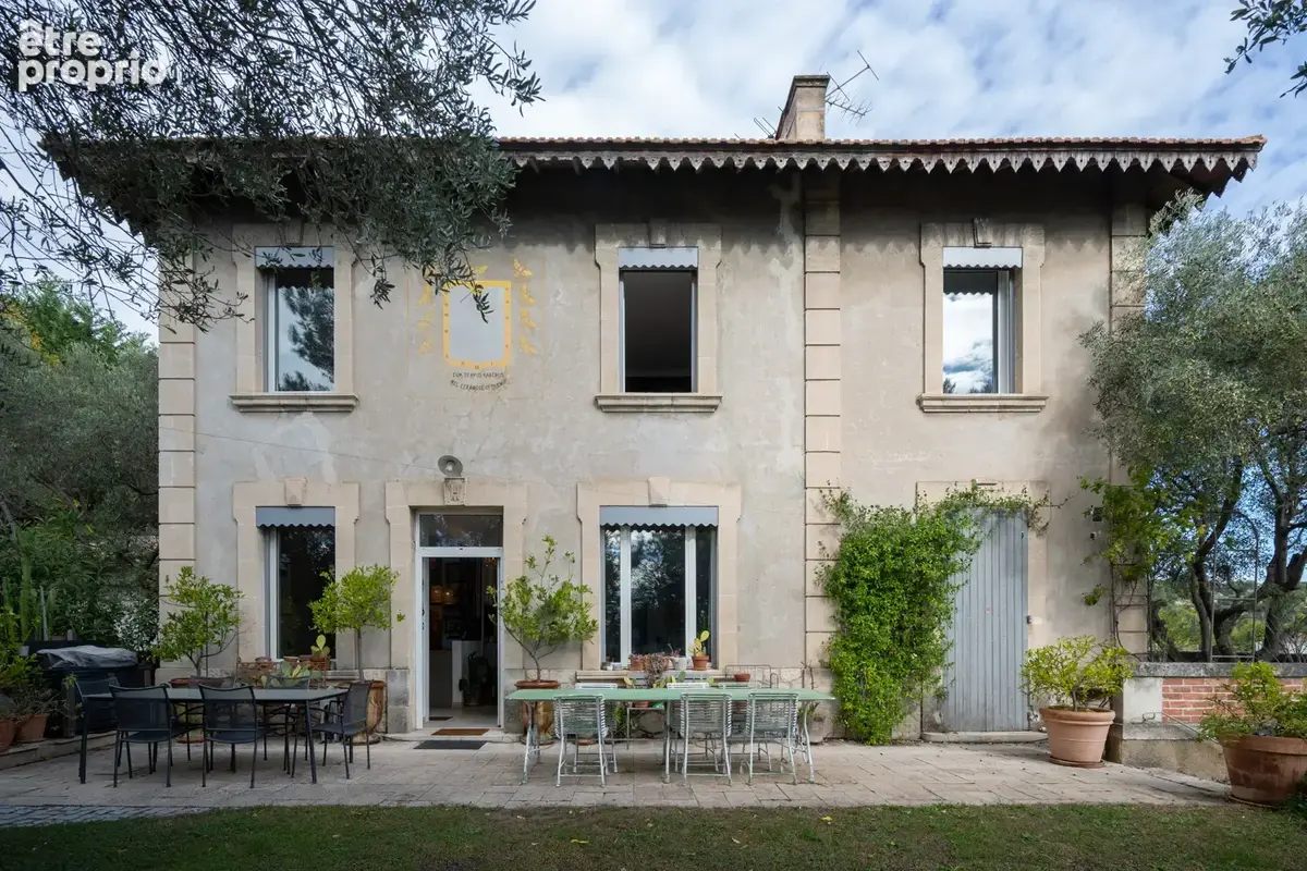 Maison de maître 150 m2 à Villeneuve-lès-Avignon   Vue panoramique sur Avignon, Mont Ventoux et Alpilles - photo 2