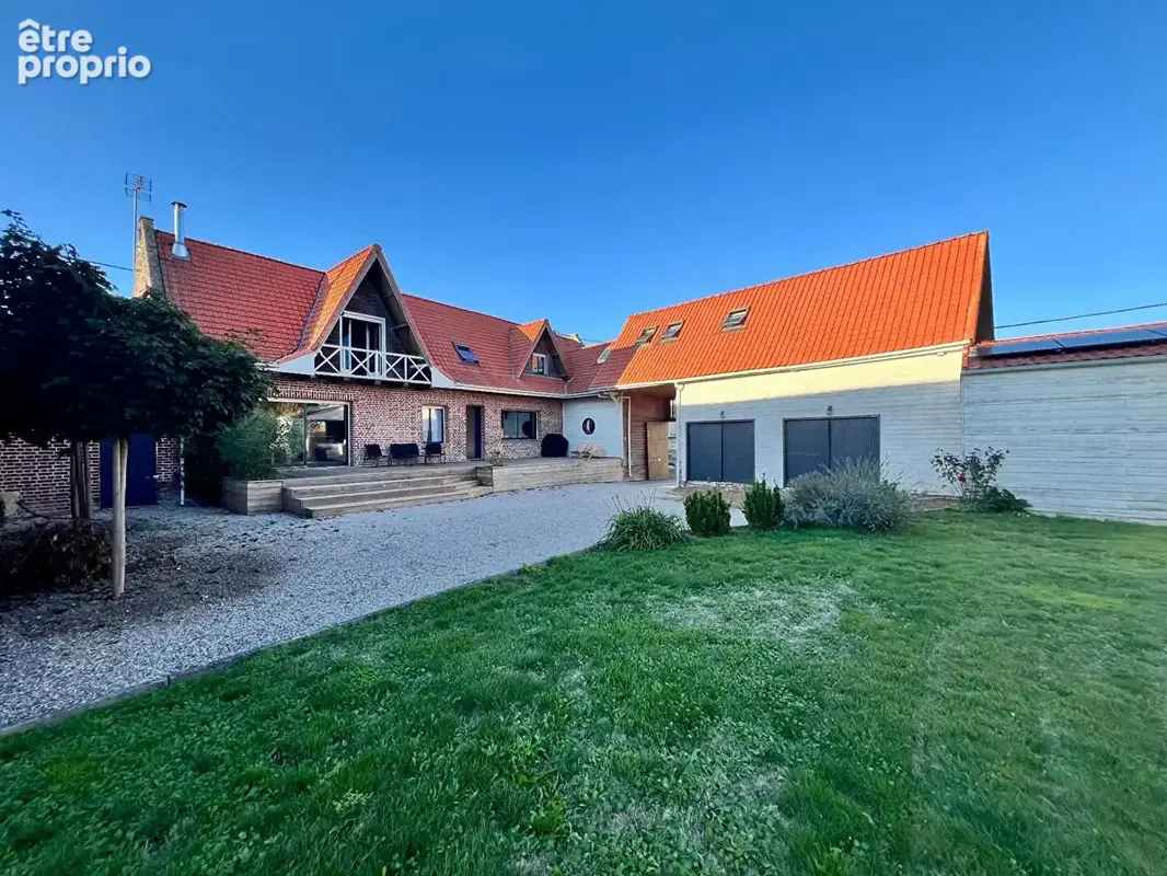 Auchy-aux-bois - Corps de ferme 170 m² - 4 chambres - jardin - carport - hangar ( garages) - photo 1