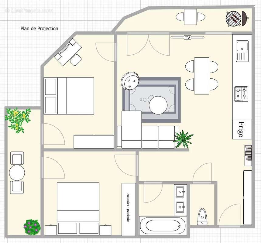 Appartement à LEVALLOIS-PERRET
