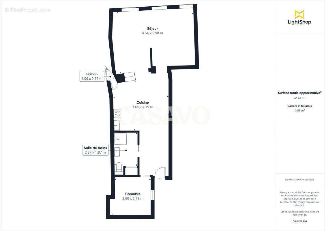 Appartement à VILLEFRANCHE-SUR-MER