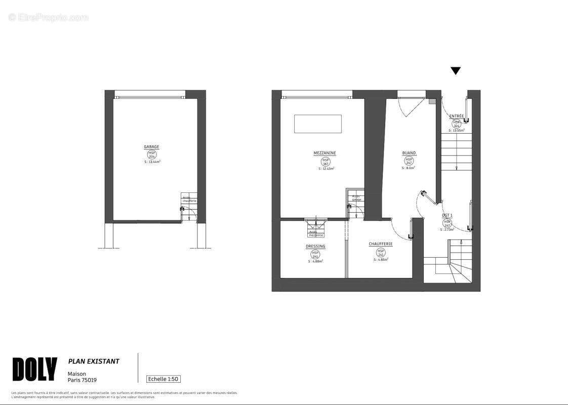 Exclusivité doly - maison avec jardin + studio indépendant  - quartier de la mouzaïa - 75019 - photo 2