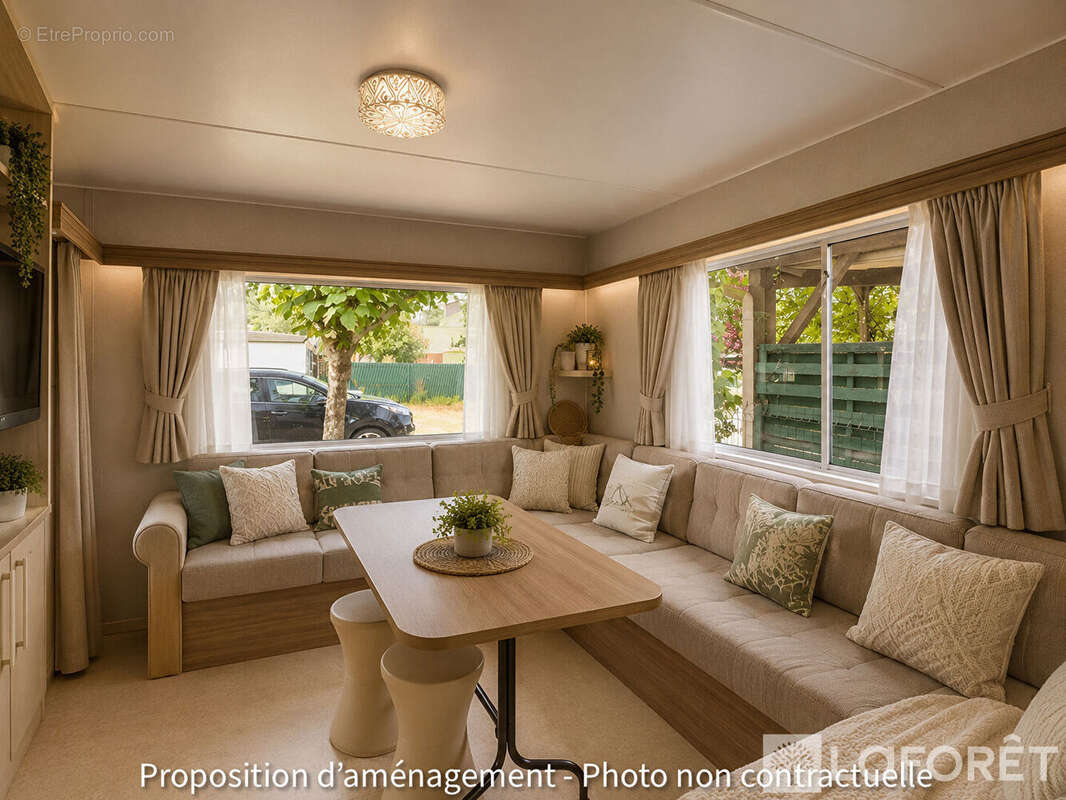 Navarrosse - Parcelle constructible en secteur UCk avec mobil-home, terrasse et dépendance - photo 9