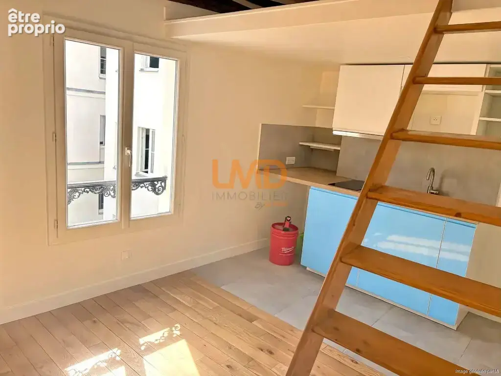 Paris 10e – Studio rénové au dernier étage - photo 3