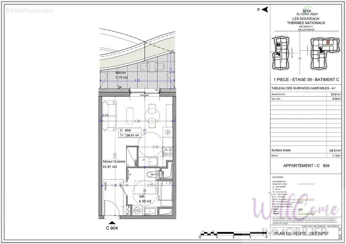 Appartement à AIX-LES-BAINS