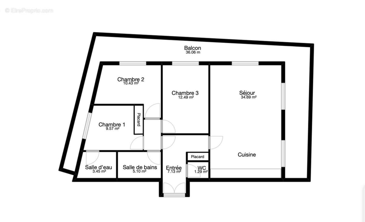 Appartement 90 m² à Asnieres-Sur-Seine  - photo 37