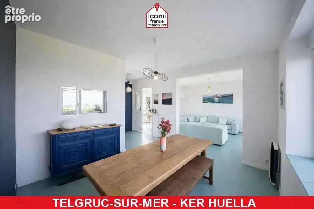 Finistere - telgruc-sur-mer (29560) - a vendre - maison 124 m2 carrez (164 m2 utiles) - 3 chambres ( 6 possibles)  - vue mer - j - photo 4