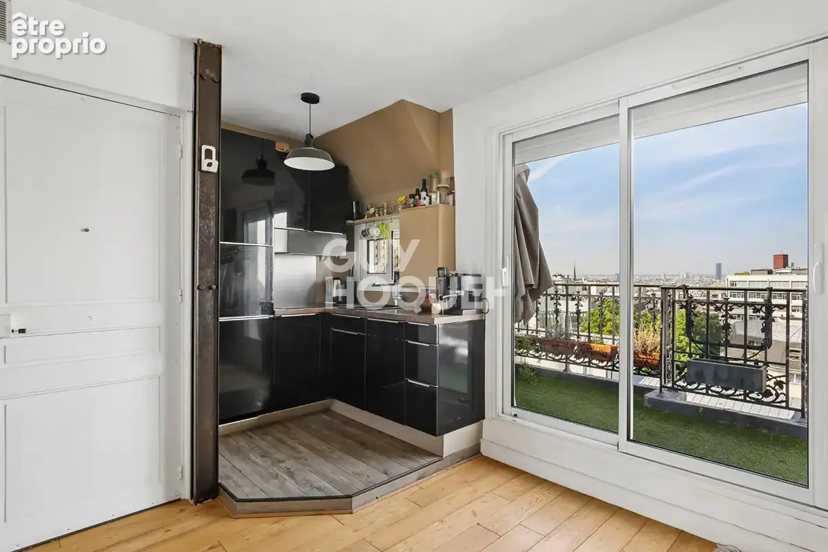 T2 Père Lachaise terrasse vue sur Paris - photo 6