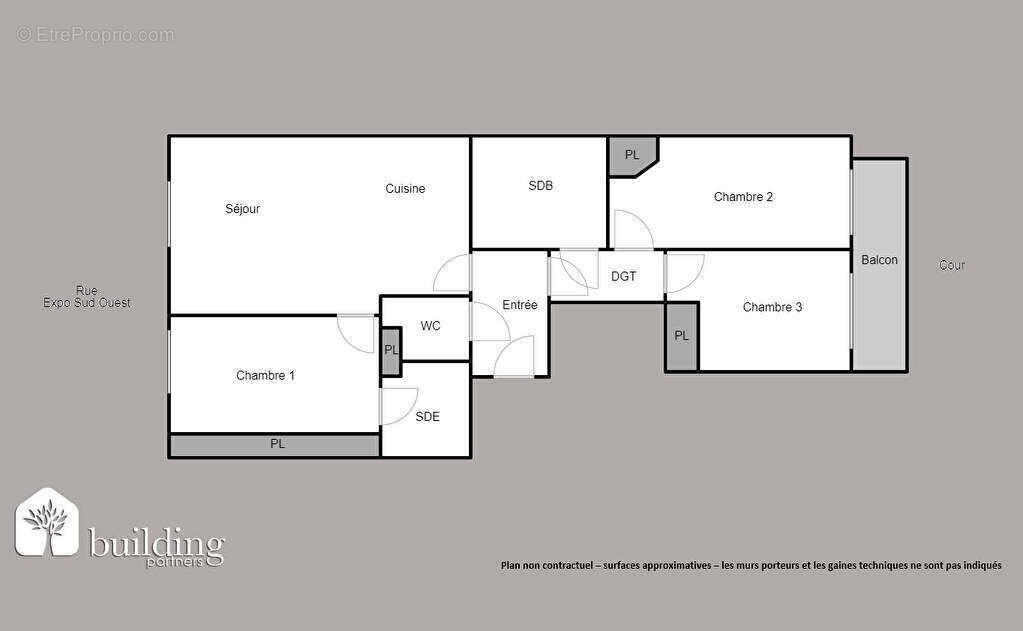 Appartement à LEVALLOIS-PERRET