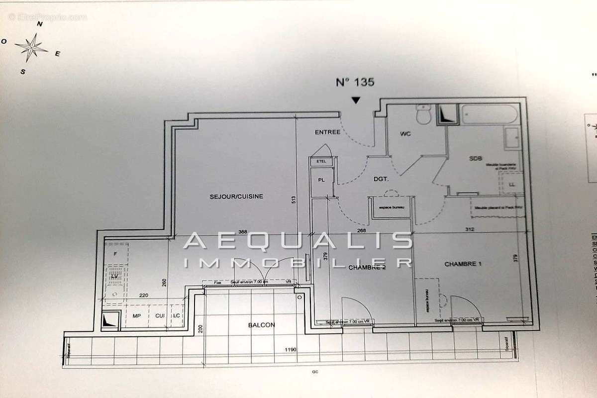 Appartement à SAINT-LAURENT-DU-VAR
