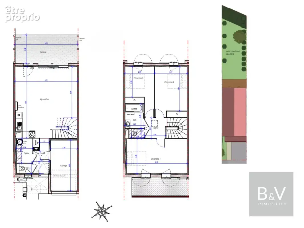 Maison duplex 4 pièces de 107 m² avec jardin privatif et garage - photo 6