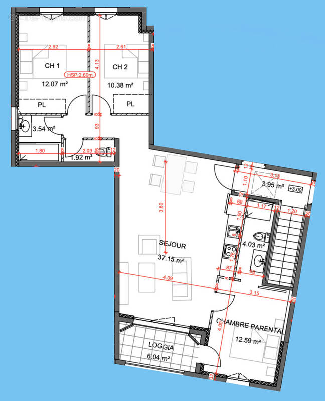 Appartement à BONNIEUX