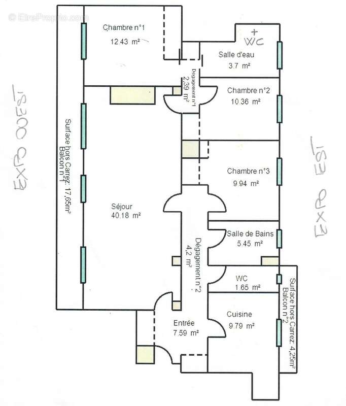 Appartement à MENTON