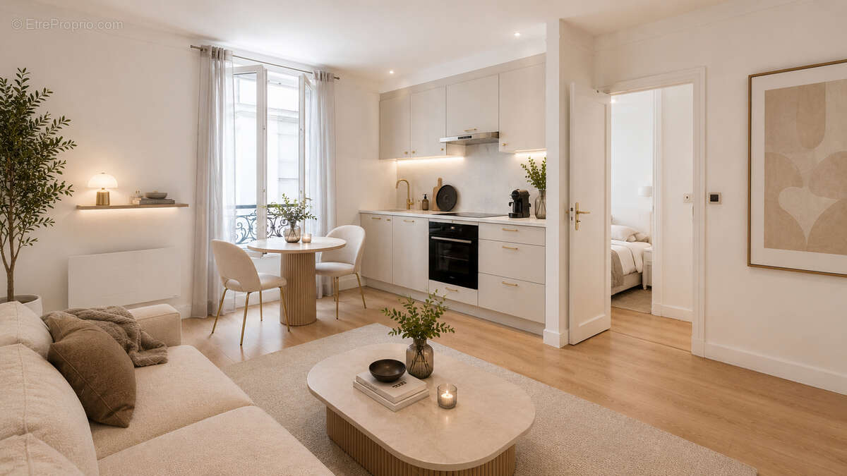 Anatole France Levallois-Perret - Appartement 2 pièces 29,85 m - photo 3