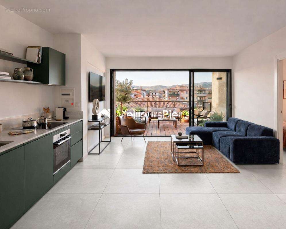 Studio neuf climatisé de 23 m² avec terrasse de 10 m² à Istres - photo 3