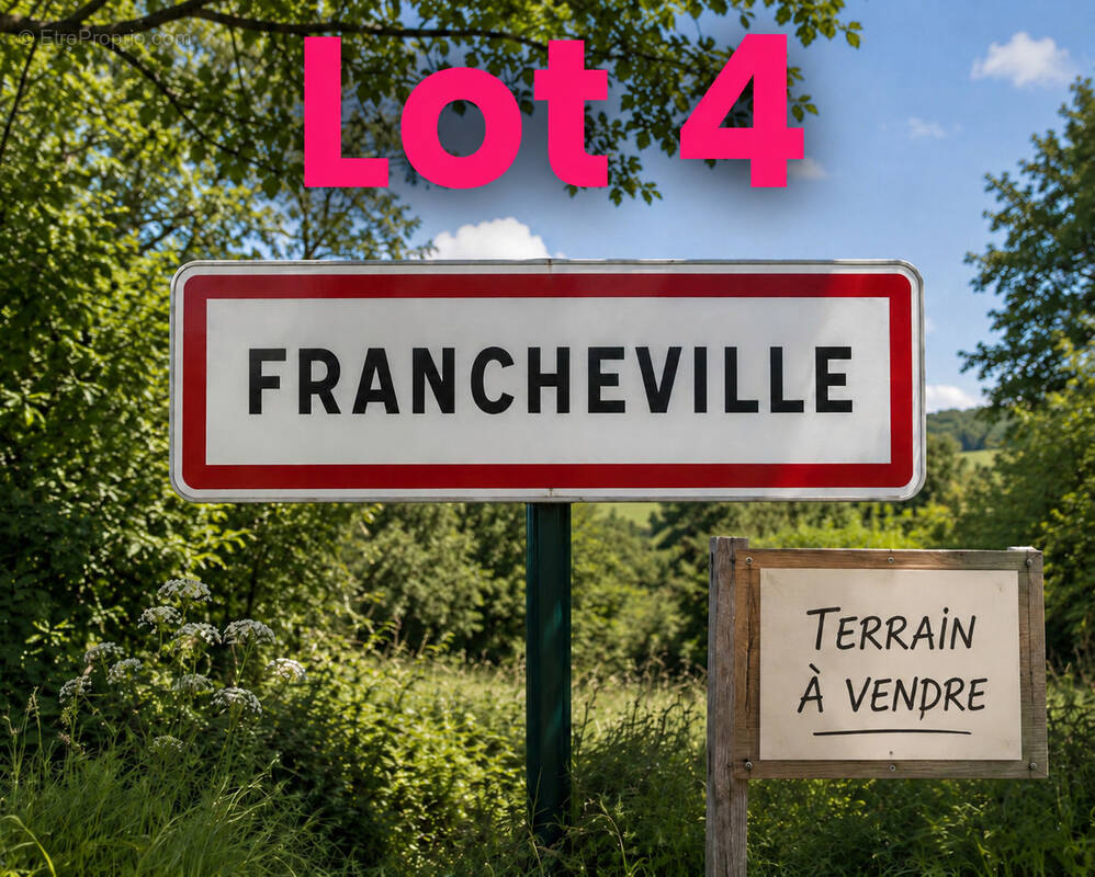 Terrain à FRANCHEVILLE
