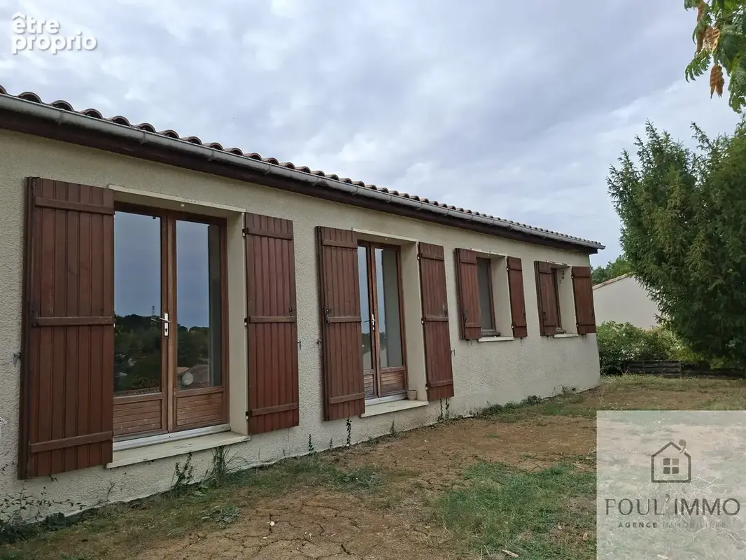 FOULAYRONNES Maison T4 de plain pieds avec jardin - photo 1