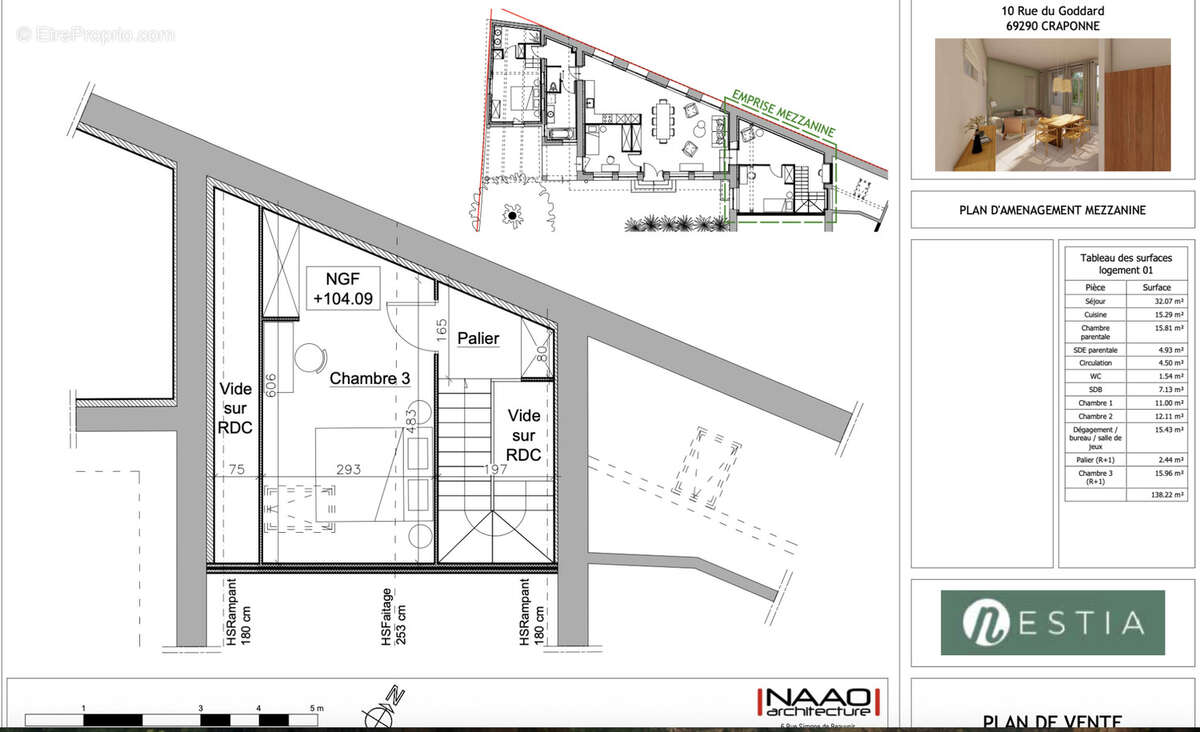 Appartement à CRAPONNE