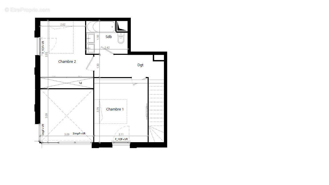 Appartement à VILLENAVE-D&#039;ORNON