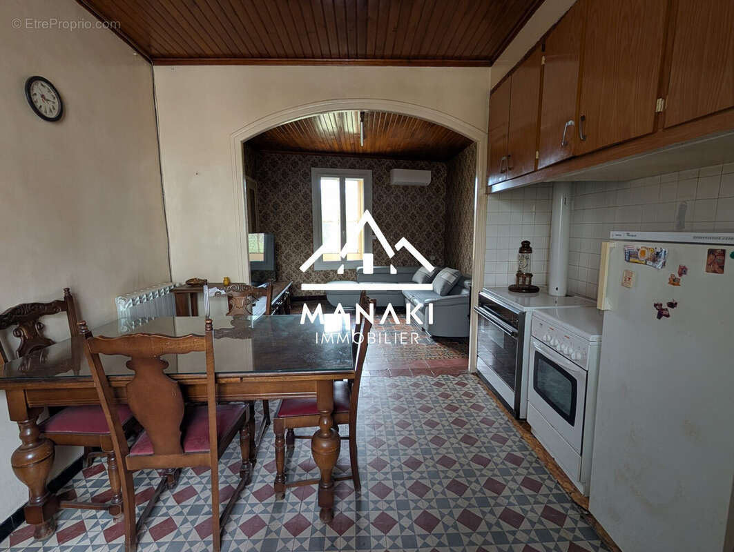 Salle à manger-cuisine  - Maison à LE SOLER