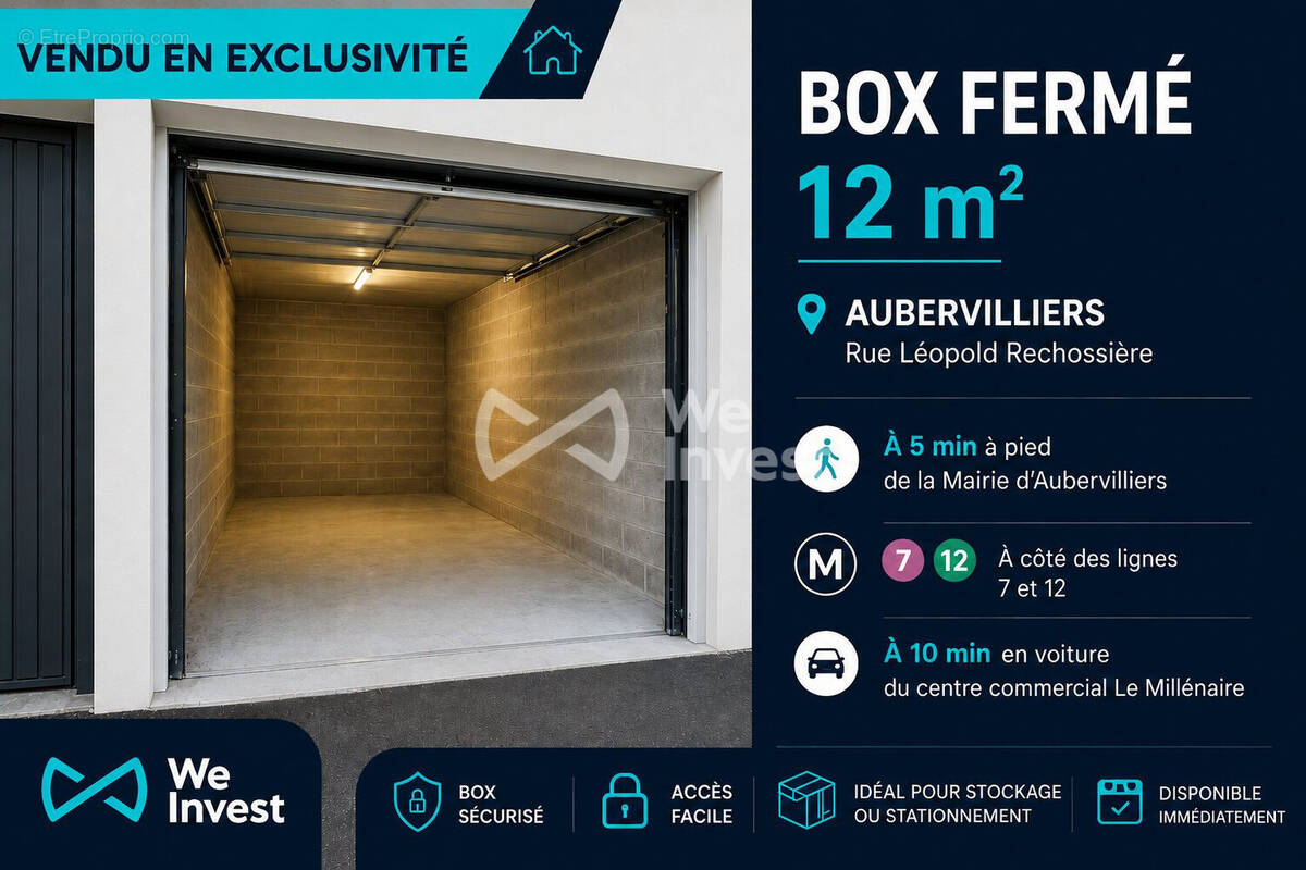 Parking à AUBERVILLIERS