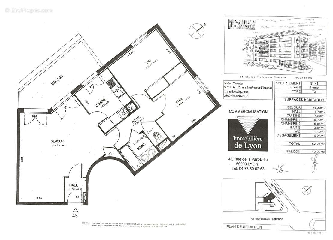 Appartement à LYON-3E