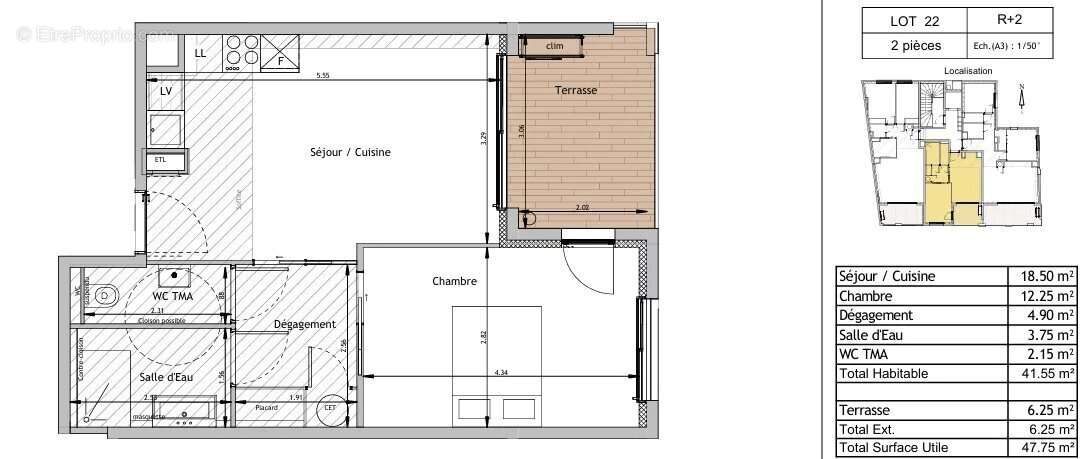 Appartement à ANTIBES