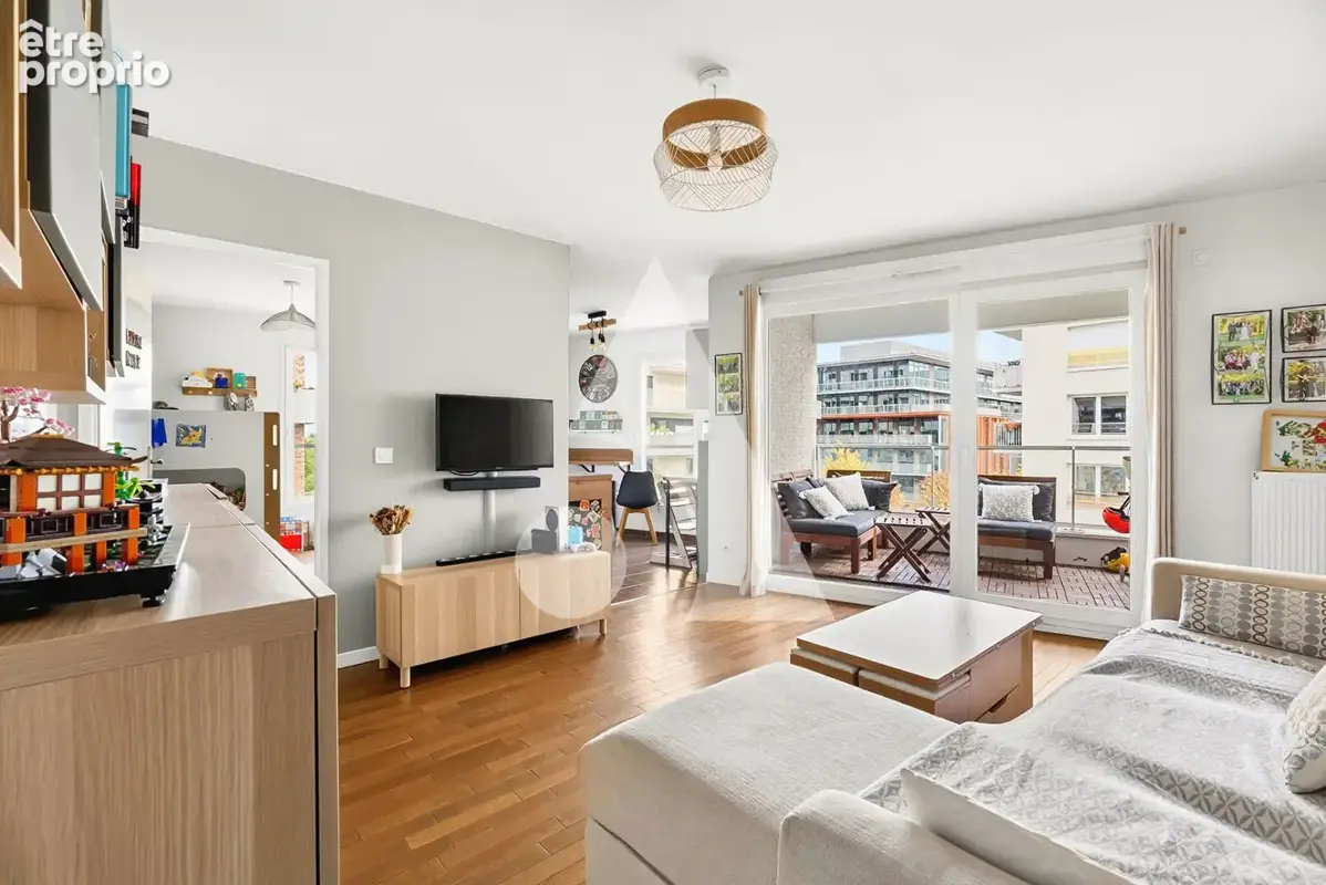 3 pièces de 58 m² +  loggia de 5 m² - photo 2