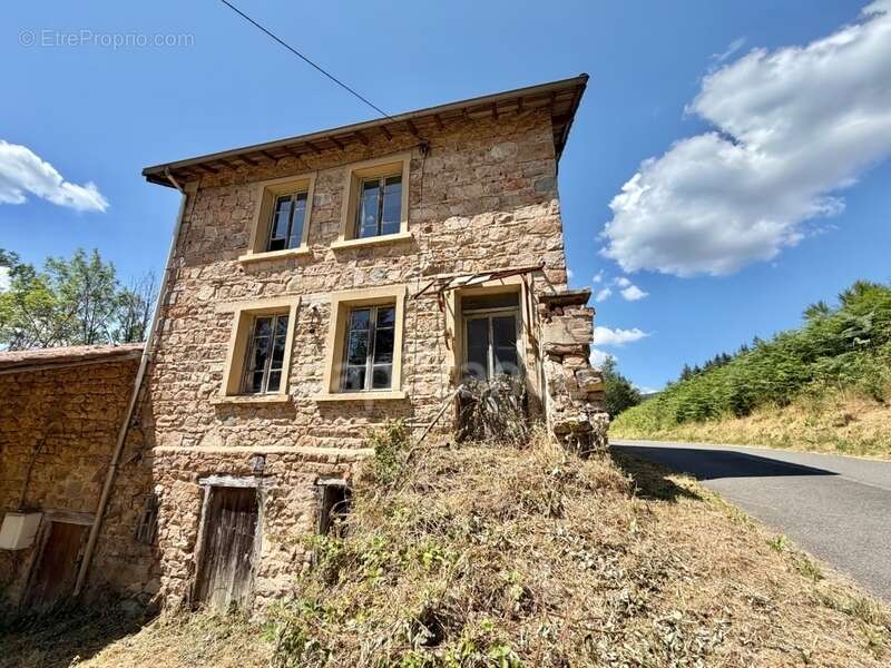 Maison en pierre mitoyenne, 142 m2, 235 m2 de terrain, entièrement à rénover, caves - photo 3