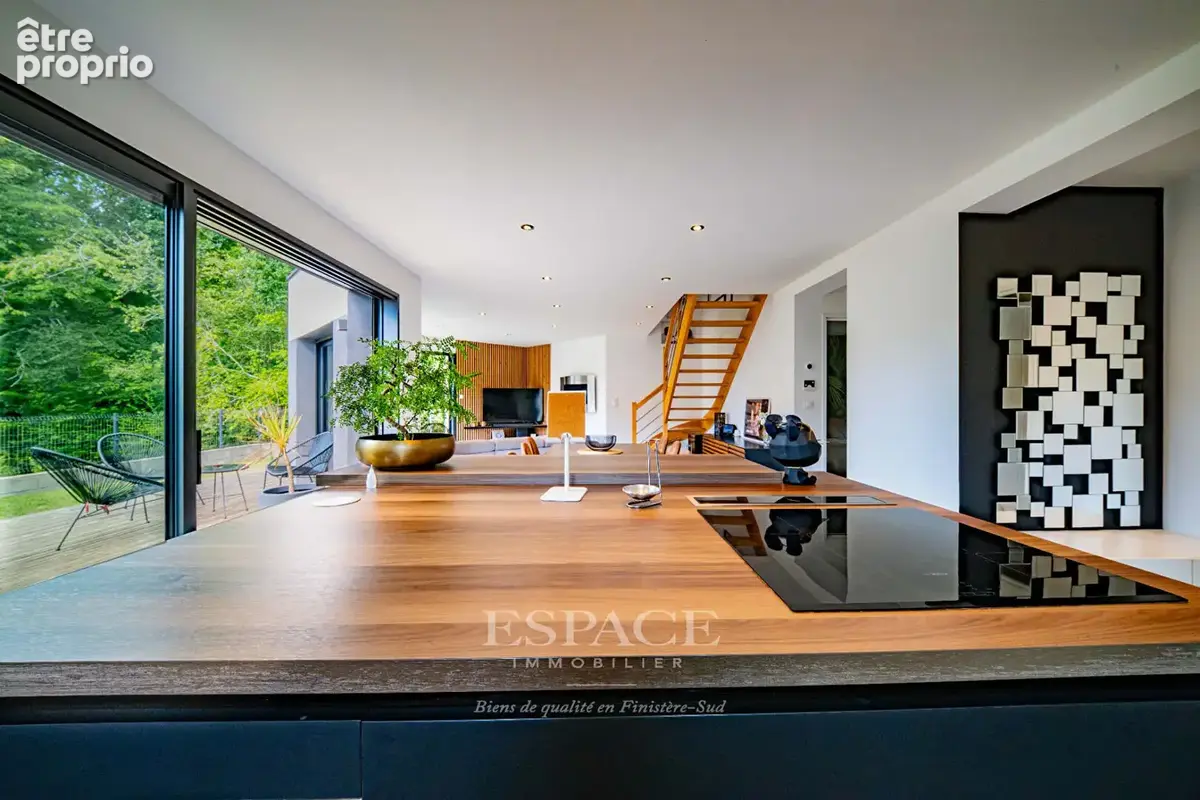 La Forêt Fouesnant - Maison contemporaine aux lignes élégantes, entre bourg et littoral - photo 4