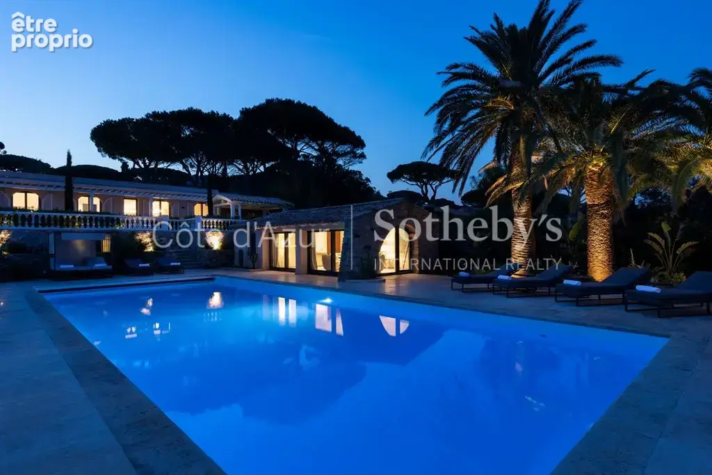 Golfe Saint-Tropez propriété vue mer 2 villas 2 piscines, confidentiel - photo 8