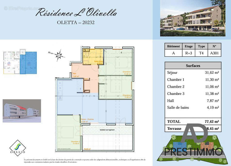 Appartement à SAINT-FLORENT