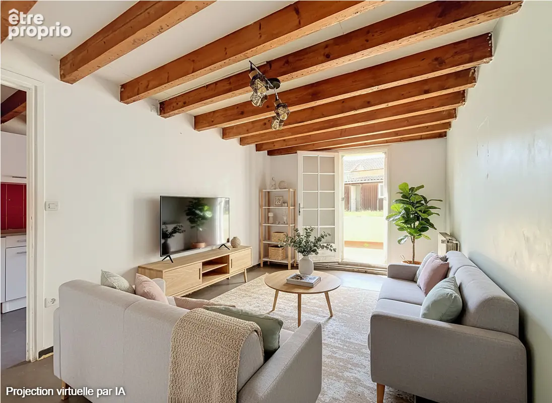 Maison en pierre, 107.37 m2, jardin sans vis à vis - photo 3