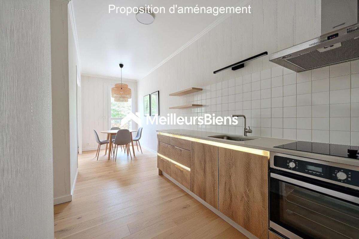 F2 53 m² parking et cave - photo 3