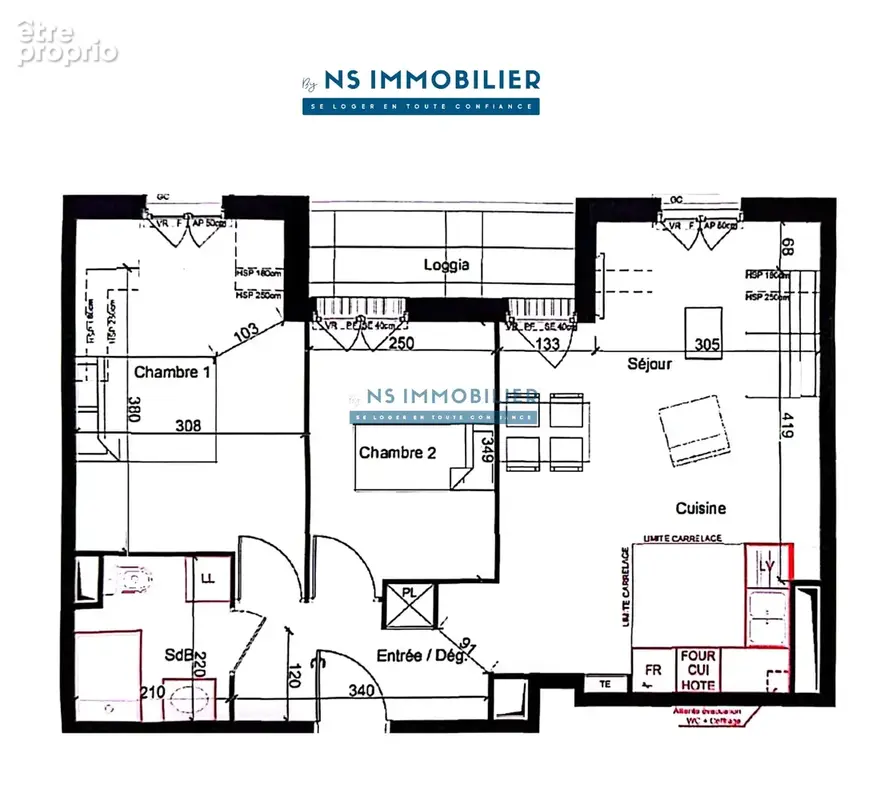 Appartement F3 56m2 + Terrasse + Parking - Résidence de Grand Standing - photo 16