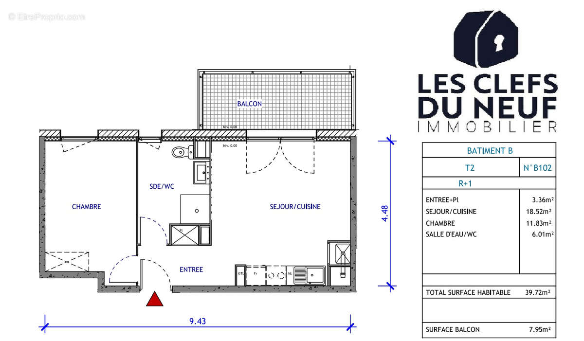 Appartement à VALENCIENNES