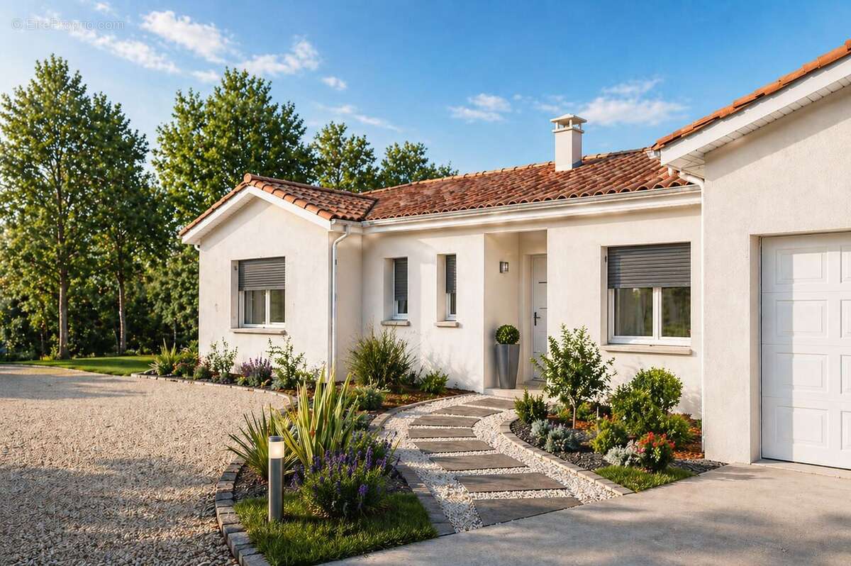 Terrain à bâtir de 705 m² à SAINT-PIERRE-D'AURILLAC (33) - photo 2