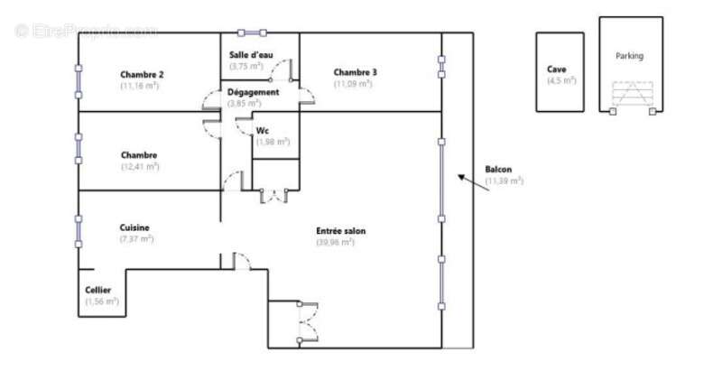 Appartement à SOISY-SOUS-MONTMORENCY