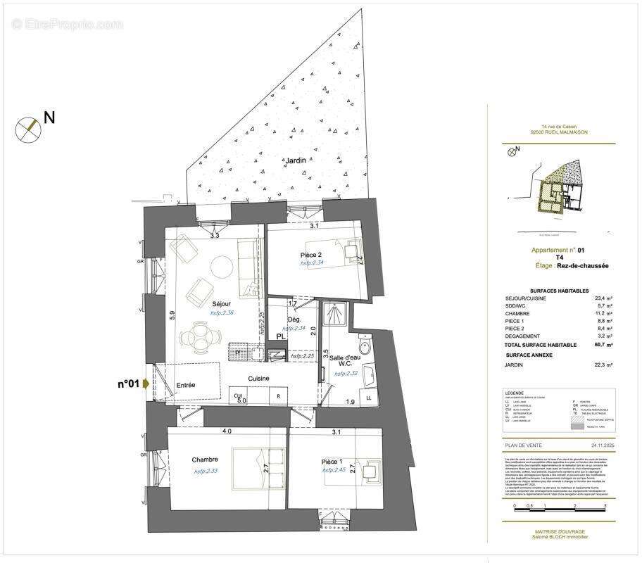 Appartement à RUEIL-MALMAISON