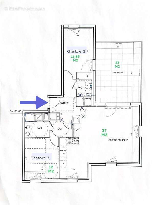 Appartement à MARSEILLE-13E