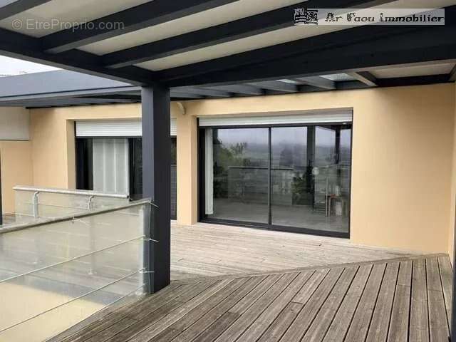 Rosnoën Maison contemporaine de plain-pied 146 m² – DPE A – Vue campagne et Aulne - photo 3