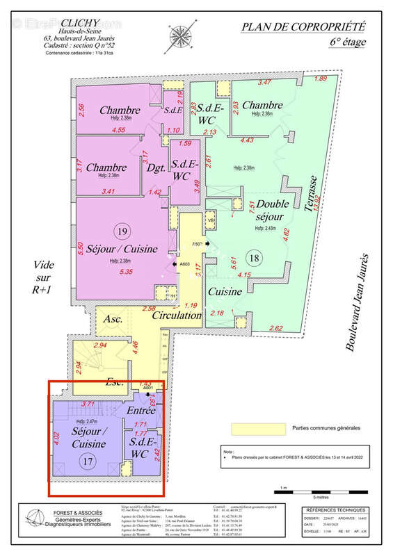 Appartement à CLICHY